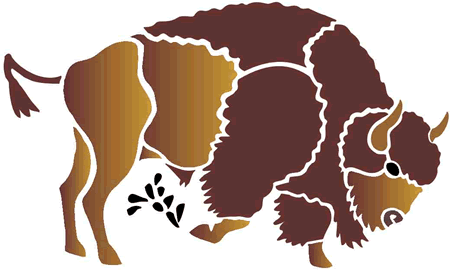 buffalo stencil